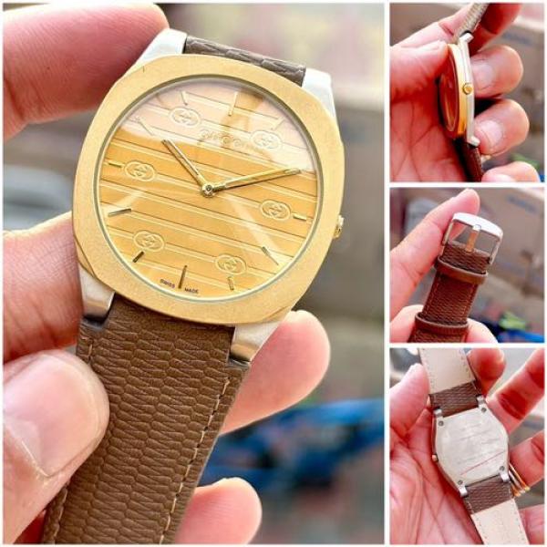 GUCC_I SLIM LIMITED EDITION SILVER GOLD BROWN GOLD DAYAL